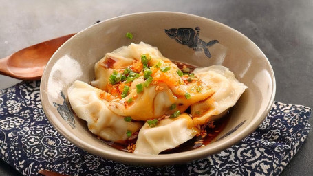 Szechuan Dumplings Hóng Yóu Shuǐ Jiǎo