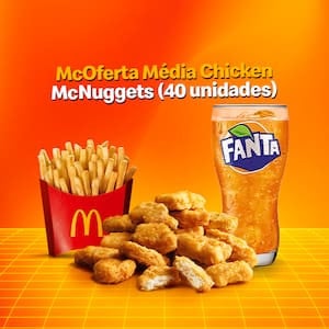 Media Mcoferta Mcnuggets De Pollo 40 Unidades