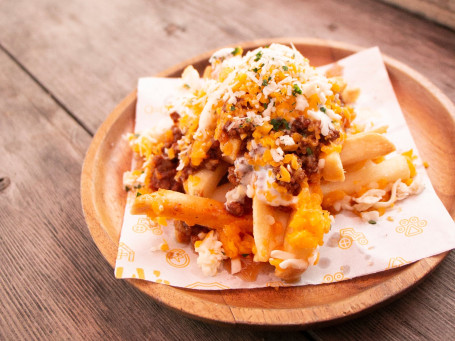 Nachos Bolognese With Tomato Salsa Là Ròu Jiàng Zhī Shì Cuì Bo Bo Yù Mǐ Cuì Piàn