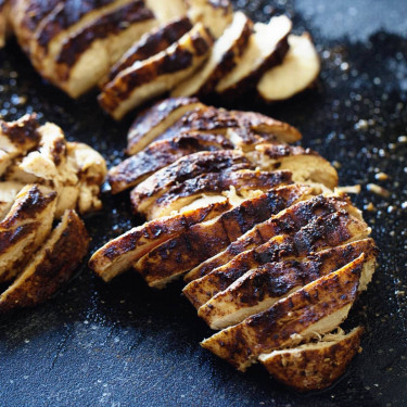 Jerk Chicken Breast With Rice Peas