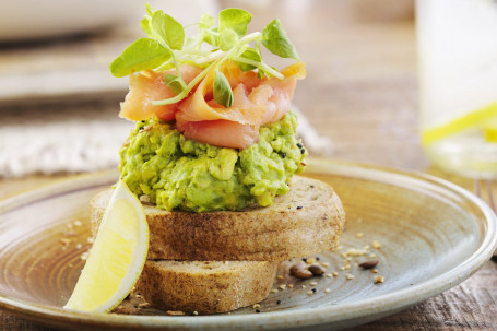 Avocado On Toast With Haloumi And Egg (Veg) (Fog)