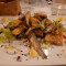 Fritto Di Pesce Di Lago, Foglie Di Salvia E Fiori Di Zucca Fritti, Maionese Alla Grappa