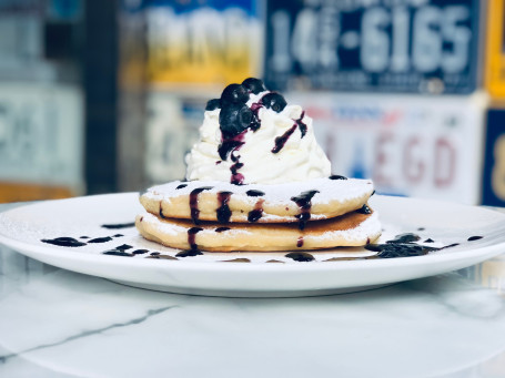 Blueberry Pancakes (Veg) Lán Méi Bān Jǐ