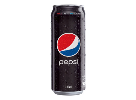 Guàn Zhuāng Bǎi Shì Kě Lè Wú Táng Pepsi Black Can