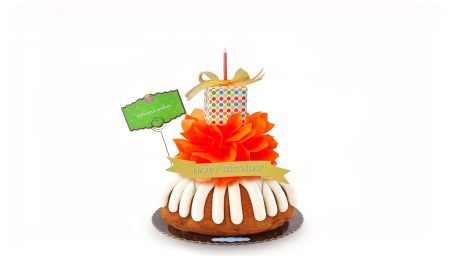 Pastel Bundt Decorado De 8" De Delicious Wishes