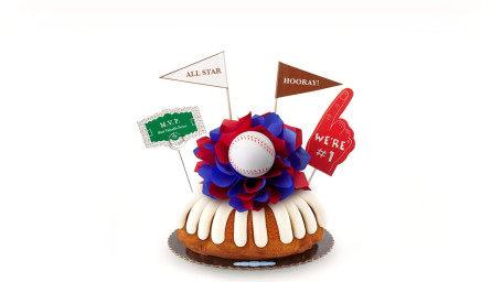 Mvp – Pastel Bundt Decorado De 8” De Béisbol