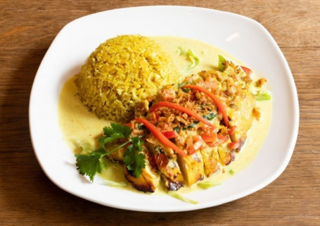 Green Curry Fried Rice With Grilled Chicken (Chef's Recommended Dish) (H)