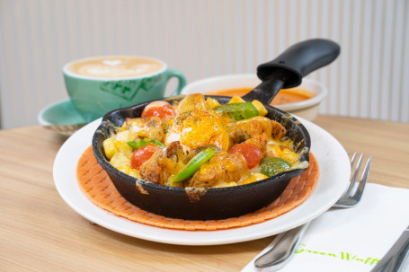 Kǎ Jīn Jī Ròu Mí Nǐ Shǔ Lì Huò Zǐ (Baby) Cajun Chicken Mini Skillet