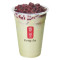 Matcha Milk Tea With Red Bean (Cold)