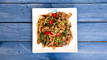 Beef Slices With Green Pepper In Black Bean Sauce Shì Jiāo Niú Ròu Fàn