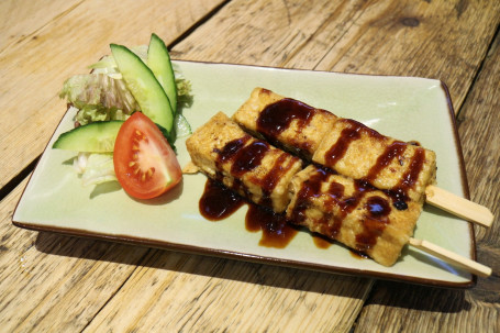 Grilled Tofu Skewers (4 Pieces) Dòu Fǔ Chuàn (V)