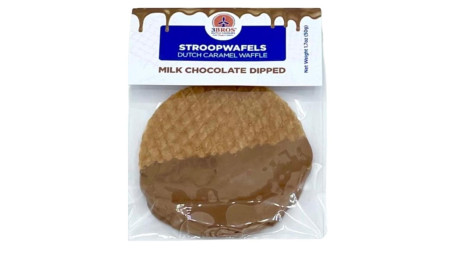 3 Bros Stroopwafels Milk Chocolate Dipped Single Serve (1.7 Oz)