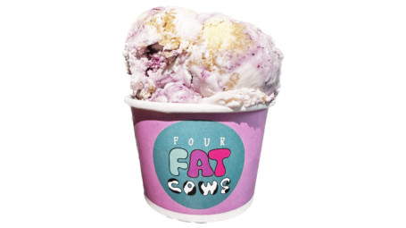 Four Fat Cows Gluten Free Ice Cream Huckleberry Cobbler (8 Oz)