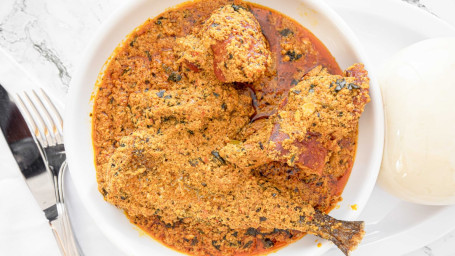 Egusi Soup, Fish, Swallow