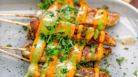 Cilantro Lime Chicken Skewers