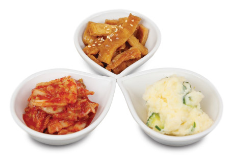 Ban Chan Kimchi, Potatoes, Fish Cake Bàn Cài Pào Cài, Shǔ Zǐ, Yú Bǐng