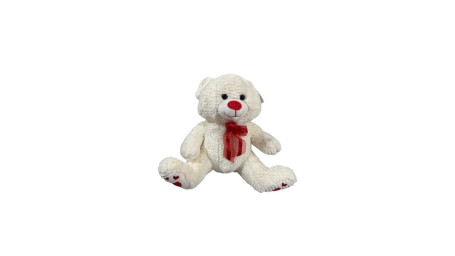 White And Red Teddy Bear