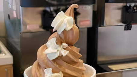 Coffee Nonfat Soft Serve Yogurt