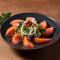 Jiǔ Zhōu Fān Jiā Shā Lǜ Bàn Jiāo Xiāng Suàn Zhī Kyushu Tomato Salad With Roasted Garlic Dressing