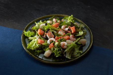 Xiāng Cǎo Hǎi Xiān Cì Shēn Shā Lǜ Seafood Sashimi Salad With Herbs Dressing