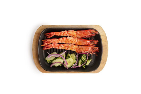 Satay Skewer Tiger Prawn X 3 Xiāng Máo Chuàn Shāo Hǔ Xiā (3Chuàn