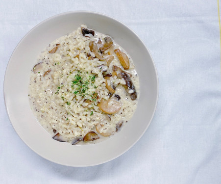 Jì Lián Mó Gū Yì Dà Lì Fàn Creamy Mushrooms Risotto