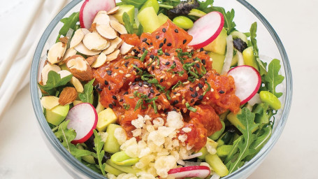 Ensalada Poke De Atún Ahi Dulce Y Picante