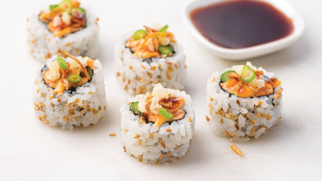 Crunchy Teriyaki King Salmon Roll