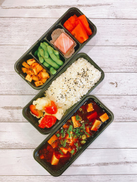 Mapo Tofu With Pork Mince Bento