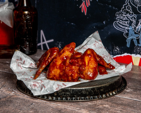 4 X Bbq Chicken Wings Bundle With Fries