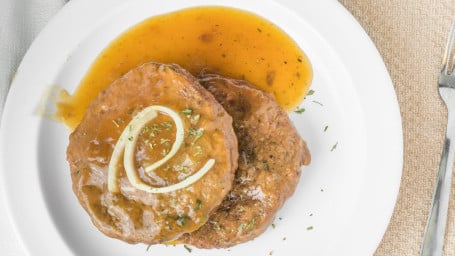 Smothered Pork Chop Dinner W/ Rice