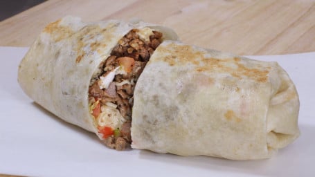 Burrito With Chicken Or Steak