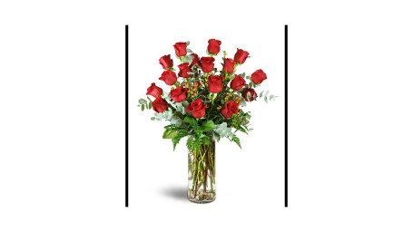 1 Dozen Classic Red Roses