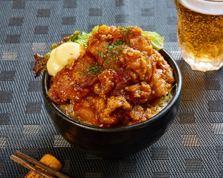 Chicken Karaage With Miso Sauce