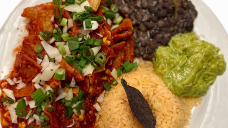 Vegan Chilaquiles Roja