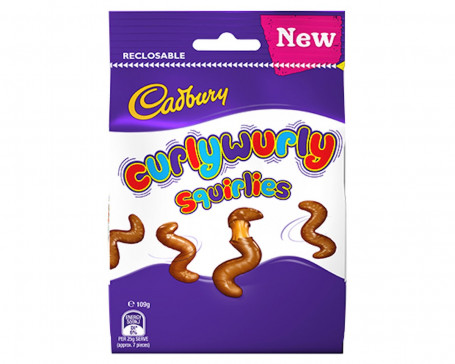 Cadbury Curly Wurly Squirlies Bolsa 110G