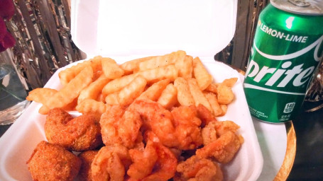 8 Pc Shrimp Combo Served W/Fries