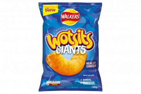 Walkers Wotsits Giants Cheese Snacks 130G