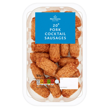 Morrisons Pork Cocktail Salchichas 20 Pack 164G