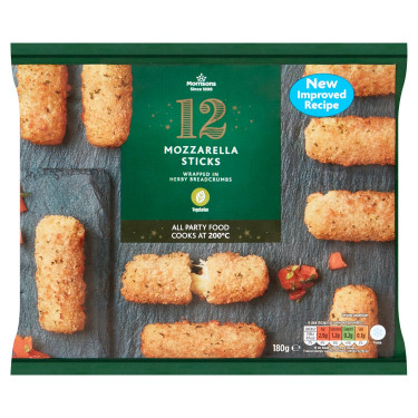 Morrisons 12 Palitos De Mozzarella 180G