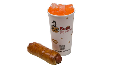 4. Pretzel Dog Dip Drink