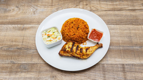 Jollof Rice And Grilled Chicken