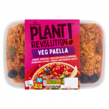 Morrisons Plant Revolution Paella De Verduras 350G