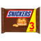 Snickers Chocolate Bars Multipack 3 X 41.7G