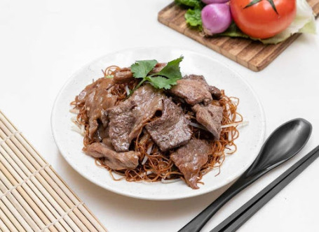 Zhū Rùn Niú Ròu Chǎo Miàn Fried Noodles With Pork Liver And Beef