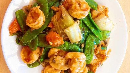 68. Shrimp With Snow Peas 「Xuě Dòu Xiā」