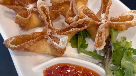 A21. Crab Rangoon (6Pcs A21. Zhà Xiè Jiǎo (6Zhǐ