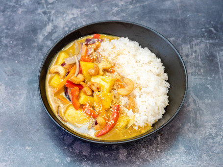 Thai Pineapple Curry With Steamed Rice (Vg) (Gf)