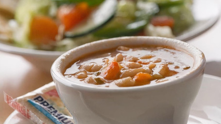 Fasoulada Bowl With Pita