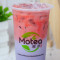 Taro Strawberry Milk Tea Cold yù jiàn méi méi lěng yǐn